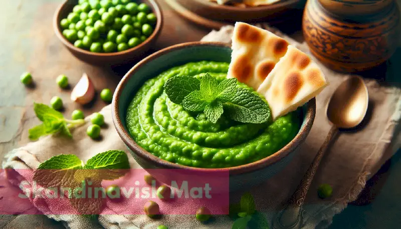 Ärtpuré med mynta - En Lätt och Fräsch Recept för Alla Tillfällen Ärtpuré med mynta