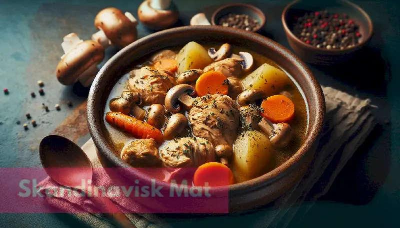 Kycklinggryta med svamp - En läcker och enkel recept för hela familjen Kycklinggryta med svamp