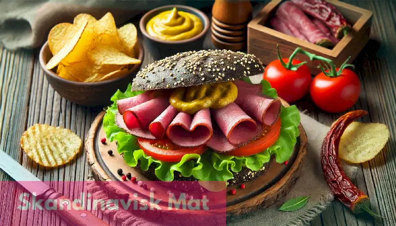 Smörgås med rökt renkött - En läcker och enkel nordisk receptguide Smörgås med rökt renkött