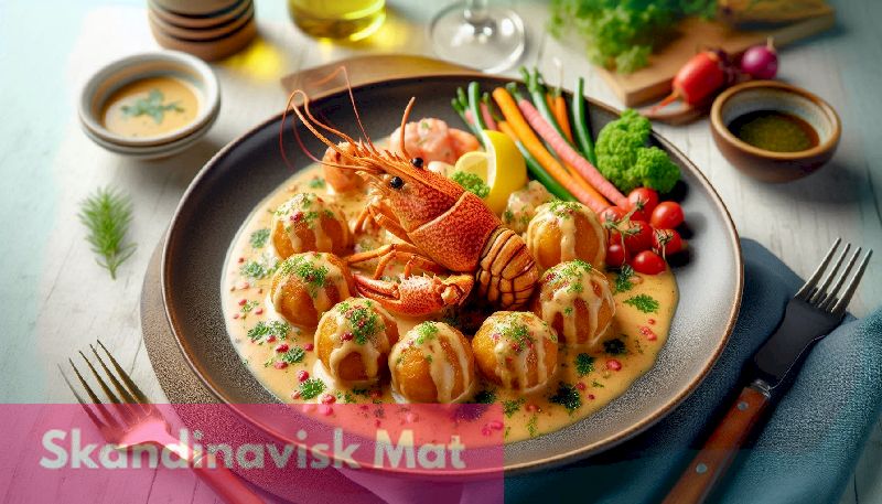 Fiskbullar med hummersås