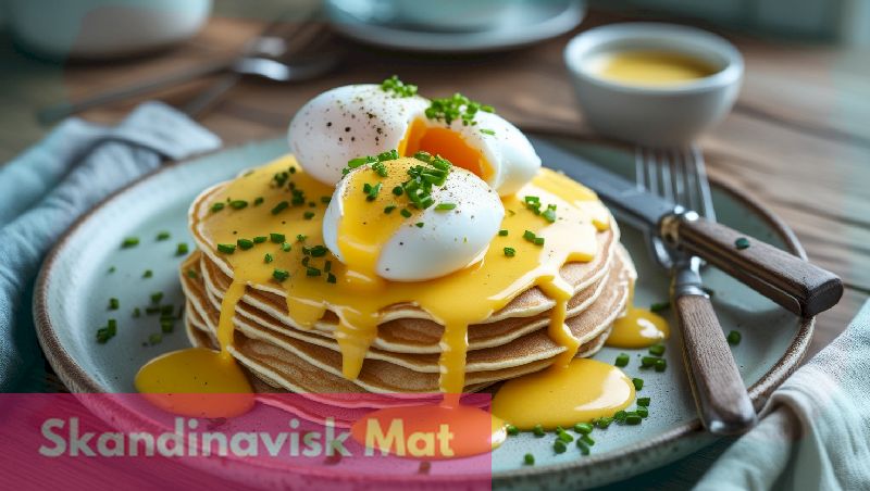 Pannkakor med pocherade ägg och hollandaise – En läcker och enkel receptguide Pannkakor med pocherade ägg och hollandaise