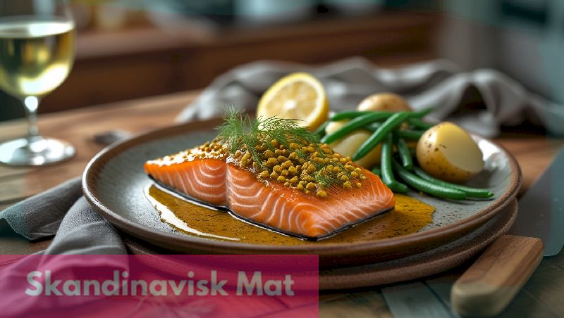 Skånsk Senapslax – En Läckert Recept för Traditionell Svensk Mat Skånsk senapslax