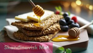 Knäckebröd med honung